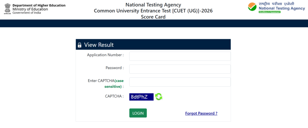 cuet-ug-score-card